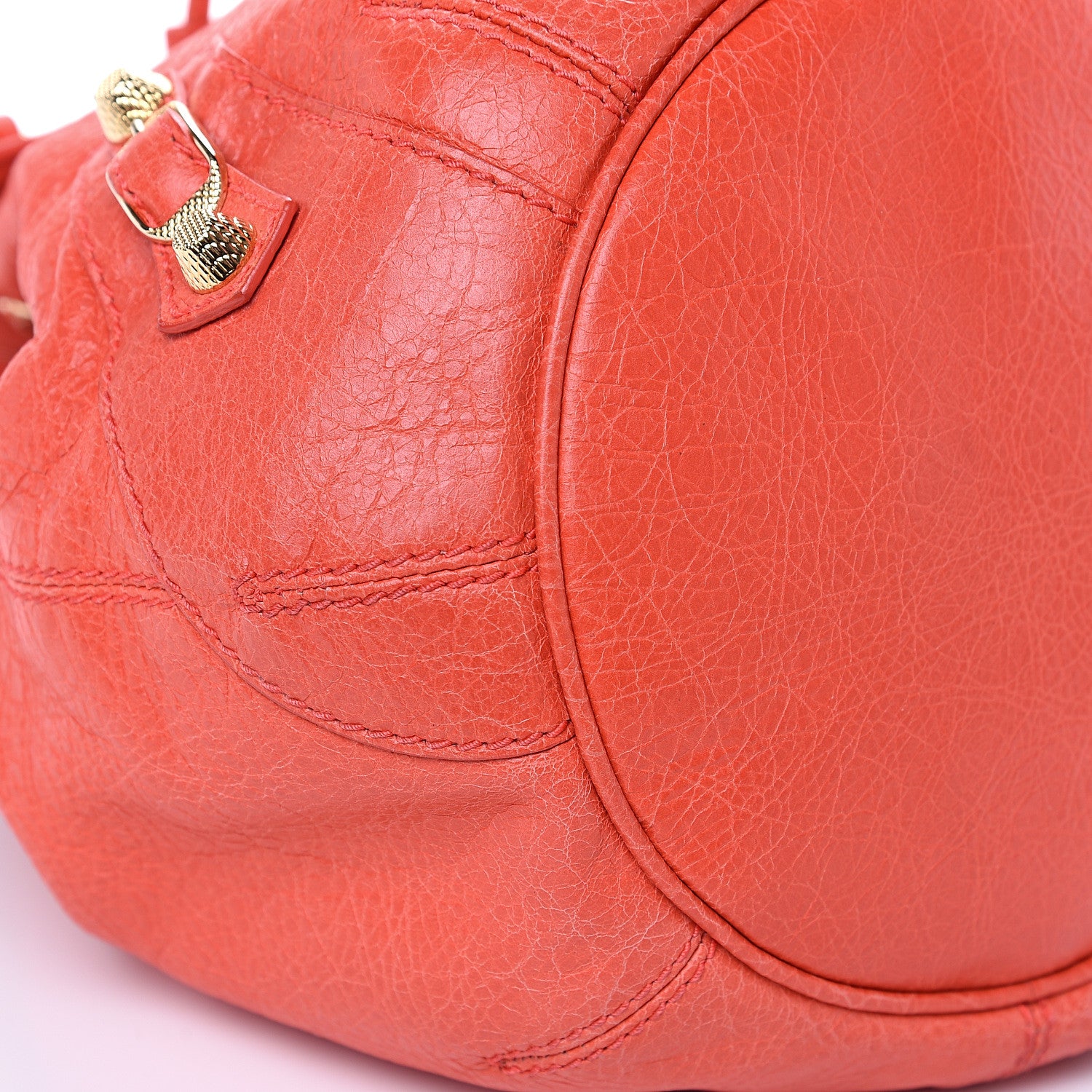 Balenciaga Agneau Giant 12 Rose Gold Hardware Mini Pompon Rose Corail 7 of 9