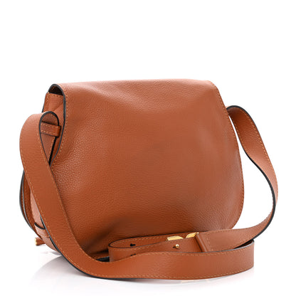Chloe Calfskin Medium Marcie Round Crossbody Bag Tan 3 of 13