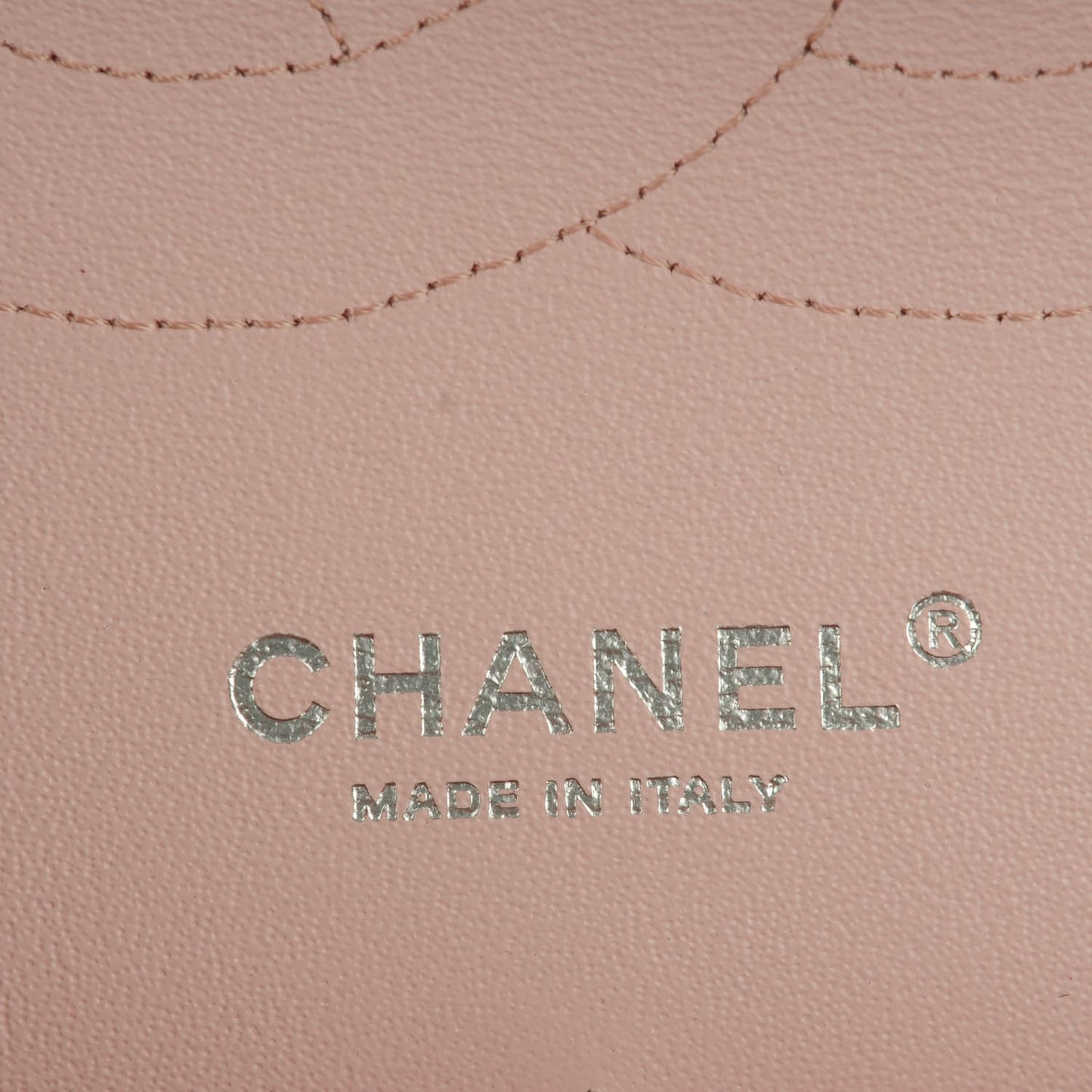 Lambskin Quilted Jumbo Double Flap Light Pink