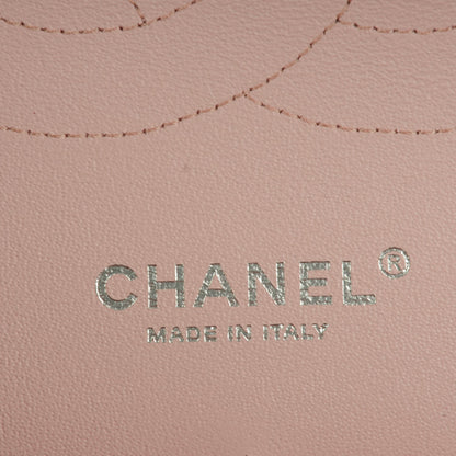 Chanel Lambskin Quilted Jumbo Double Flap Light Pink 7 of 8