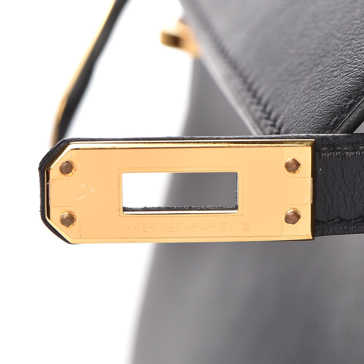 Hermes Swift Kelly Pochette Clutch Black 15 of 28