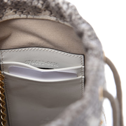 Gucci Snakeskin Mini Zumi Bucket Bag Grey 9 of 10