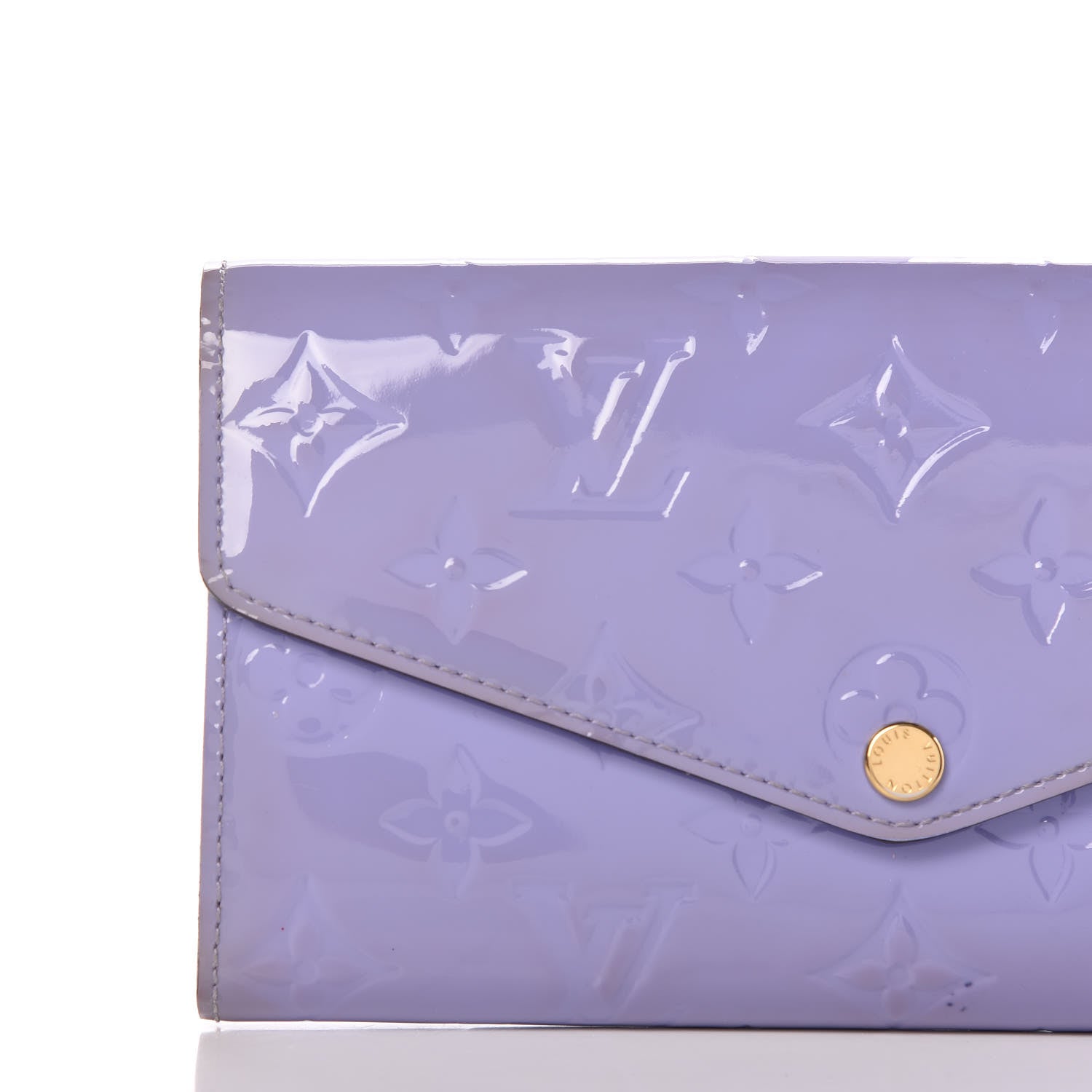 Louis Vuitton Vernis Sarah Wallet NM Lilac 12 of 14