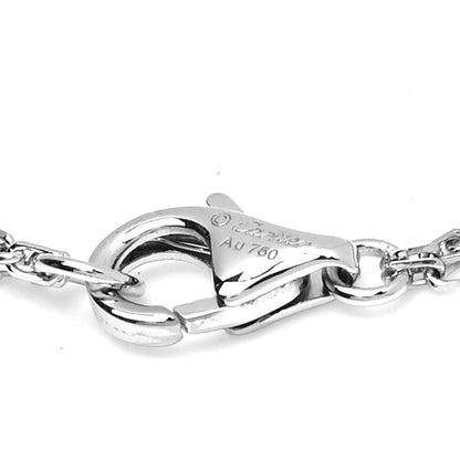 Cartier 18K White Gold 2 Diamond LOVE Necklace 5 of 6