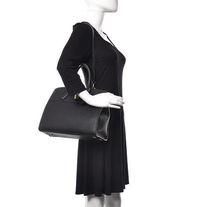 Louis Vuitton Taurillon City Steamer MM Black 2 of 11