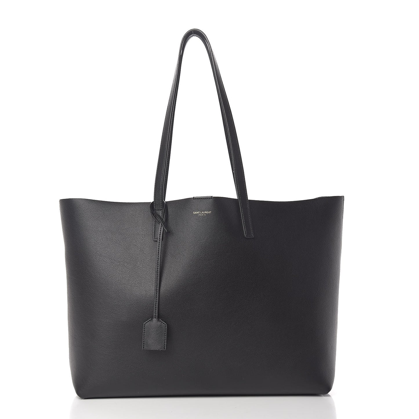 Calfskin Large Shopping Tote Black
