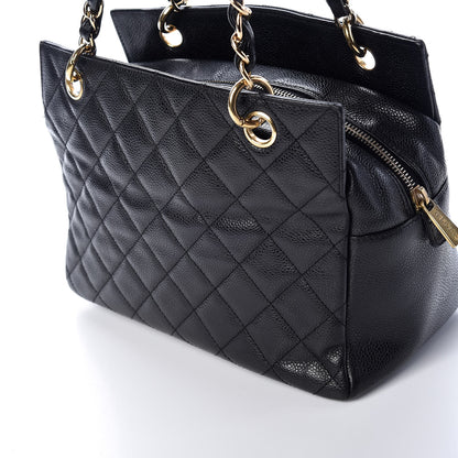 Chanel Caviar Quilted Petit Timeless Tote PTT Black 14 of 14