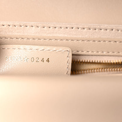 Christian Dior Lambskin Cannage Small Jolie Top Handle Bag Powder Beige Latte 12 of 19