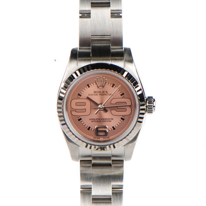 Rolex Stainless Steel 26mm Oyster Perpetual Watch Pink 176234 1 of 7