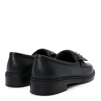 Chanel Lambskin Quilted CC Turnlock Loafers 39 Black 5 of 11
