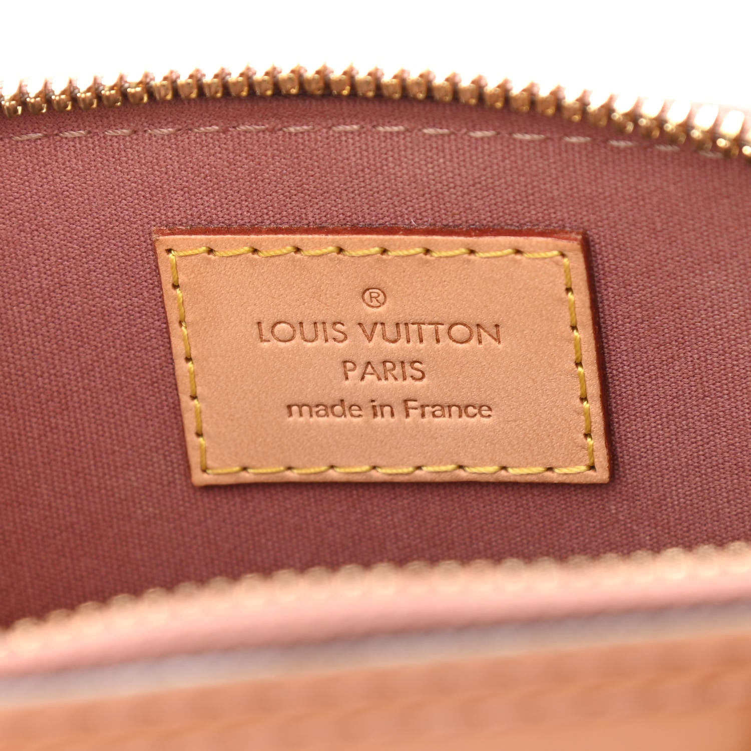 Louis Vuitton Vernis Alma BB Rose Velours 6 of 9