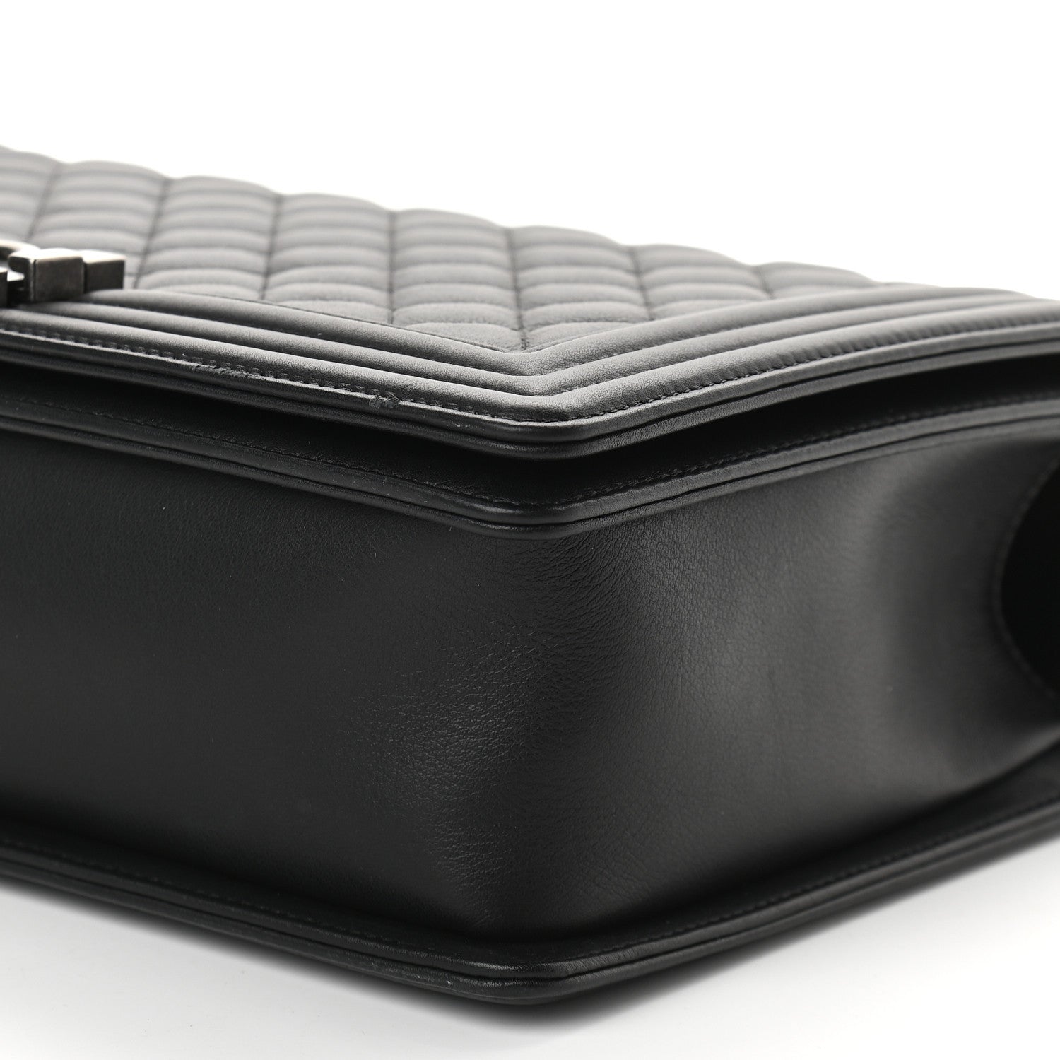 Chanel Calfskin Quilted New Medium Boy Flap Black 9 of 10
