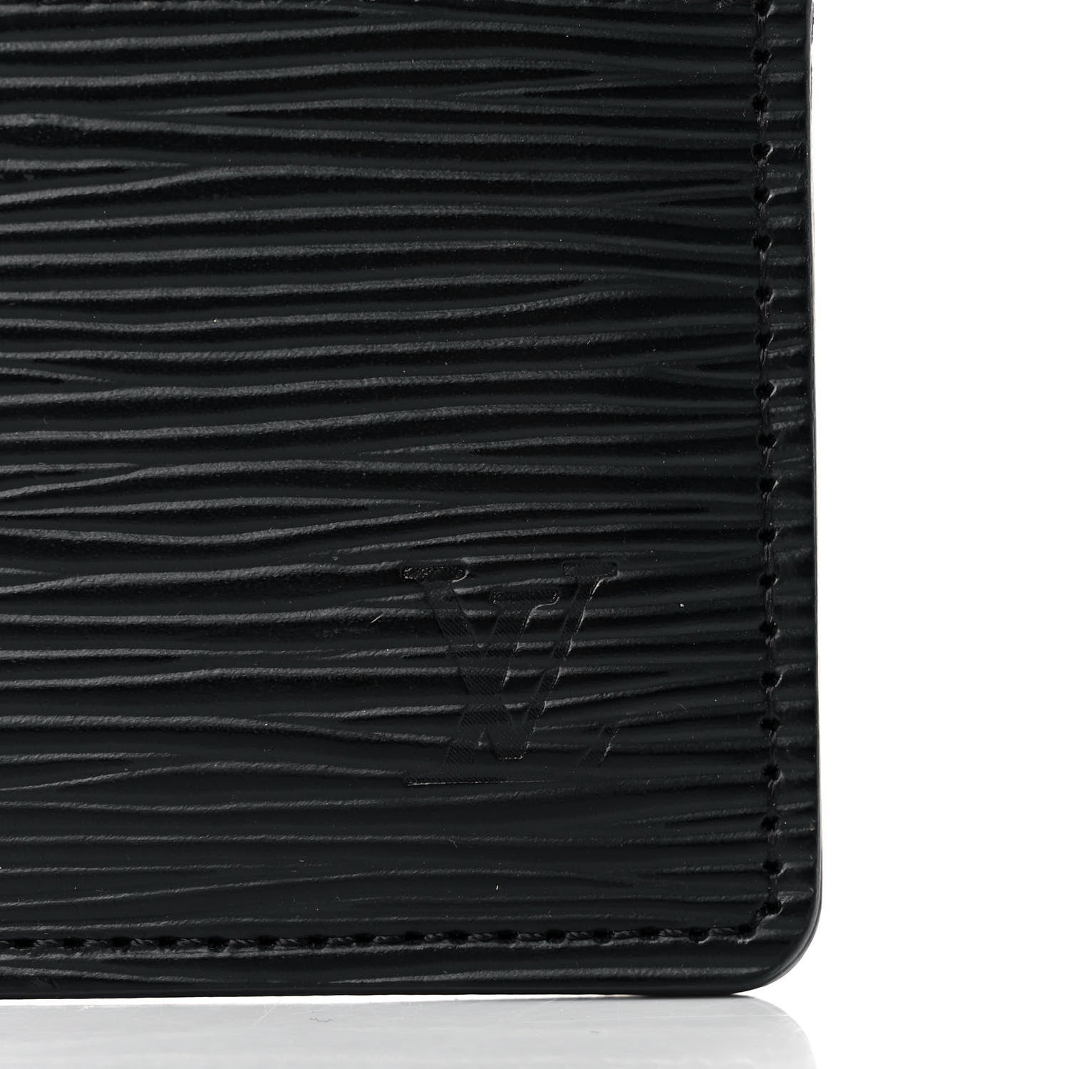 Louis Vuitton Epi Card Holder Black 7 of 10