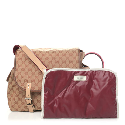 Gucci GG Monogram Diaper Bag Beige Ruggine Natural Antique Rose 1 of 5