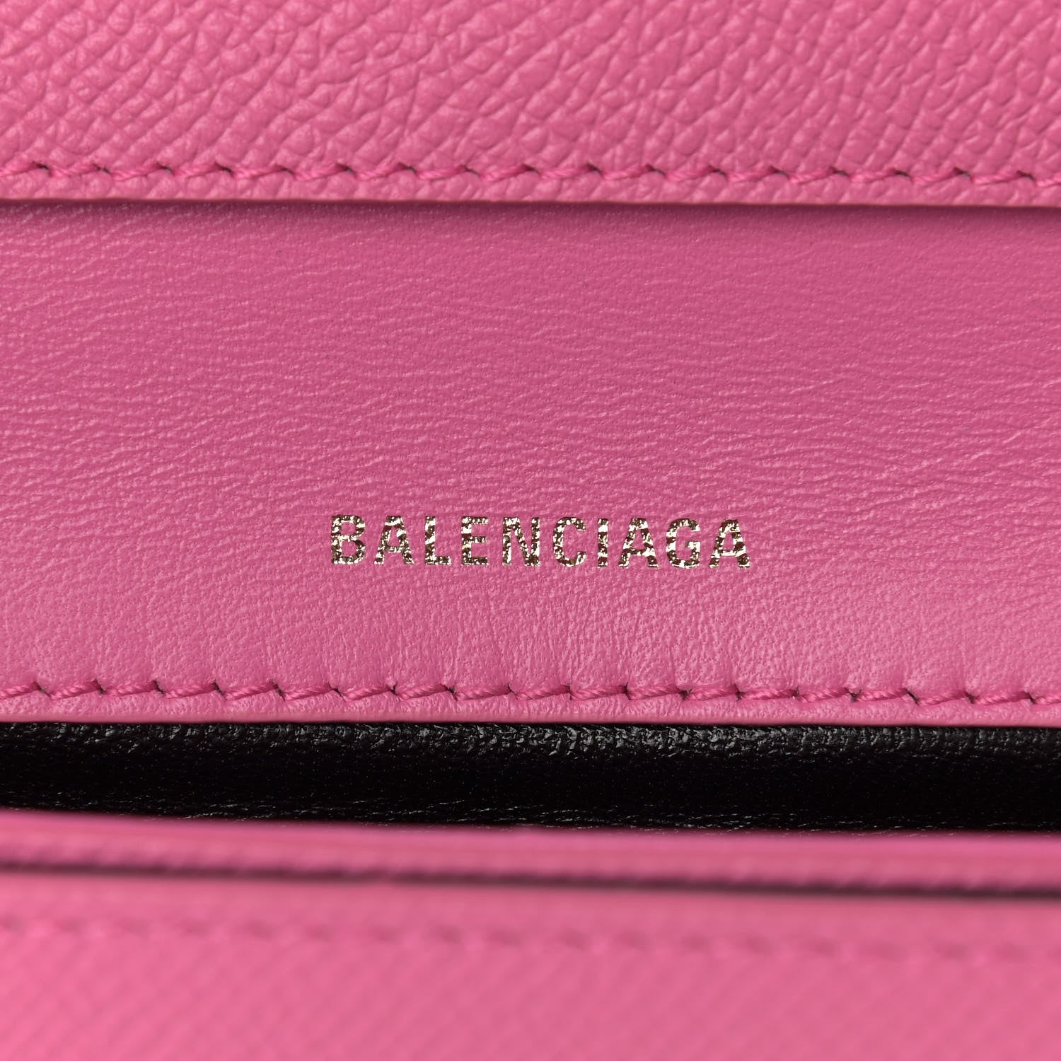 Balenciaga Signature Grained Calfskin Logo Print Ville Day Bag XS Rose Bubblegum Black 6 of 11