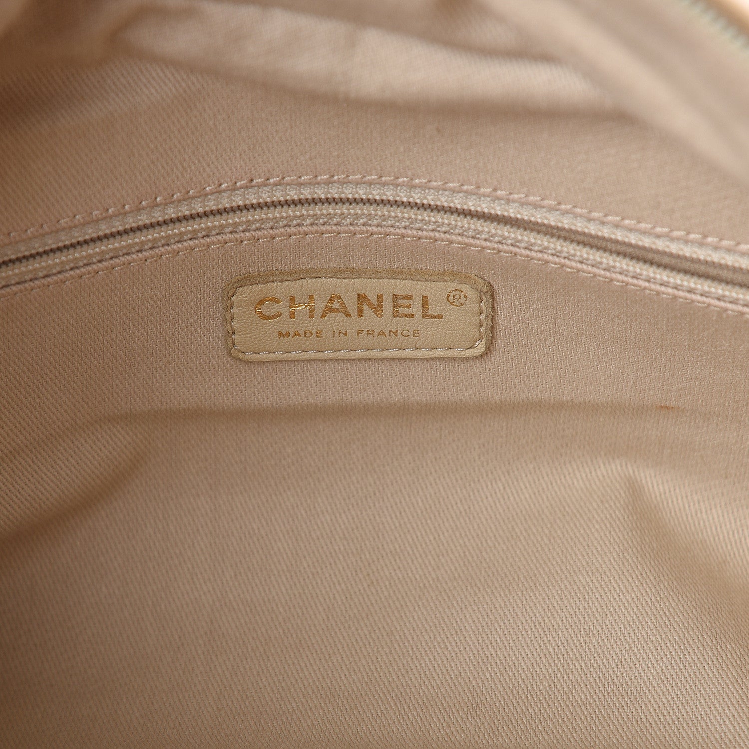 Chanel Lambskin Cloudy Bundle Bowler Beige 5 of 8
