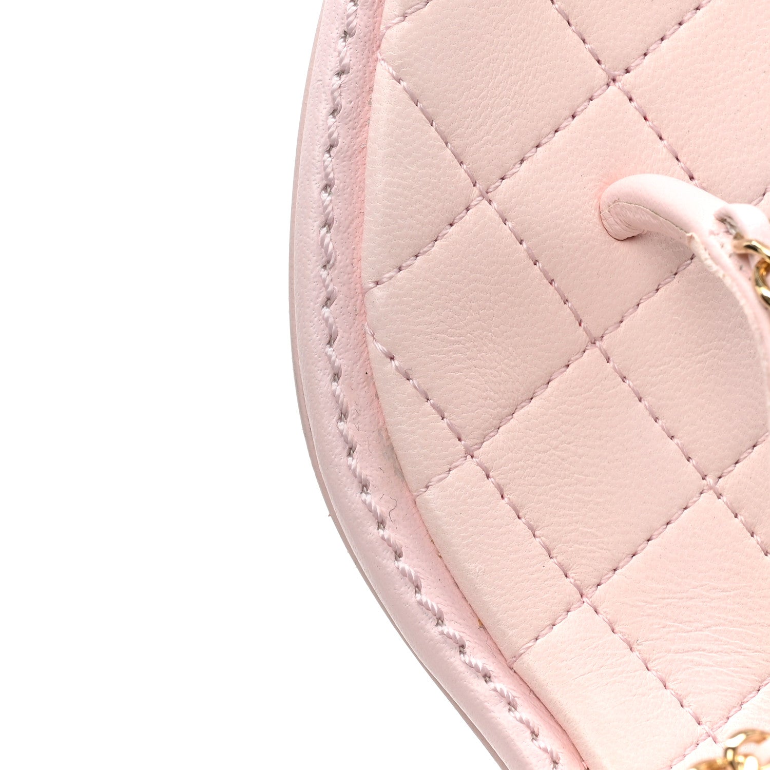 Chanel Lambskin Chain CC Logo Thong Sandals 38 Light Pink 9 of 9