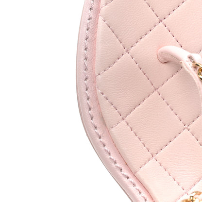 Chanel Lambskin Chain CC Logo Thong Sandals 38 Light Pink 9 of 9