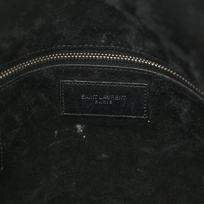 Saint Laurent Calfskin Studded Classic Duffle 6 Black 7 of 12