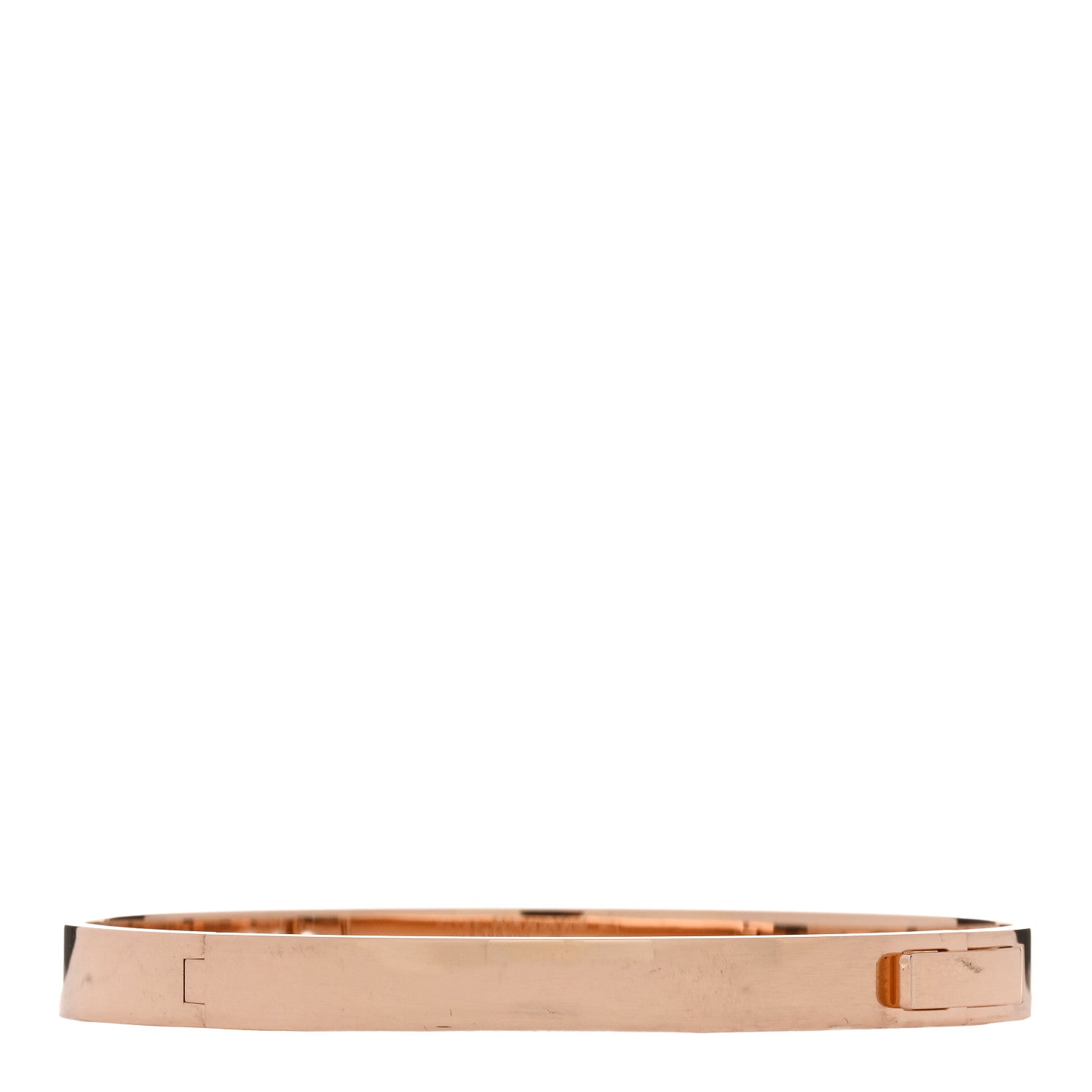 Hermes 18K Rose Gold Diamond PM H D'Ancre Bracelet SH 2 of 3