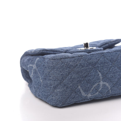 Chanel Denim CC Quilted Mini Square Flap Blue 8 of 11