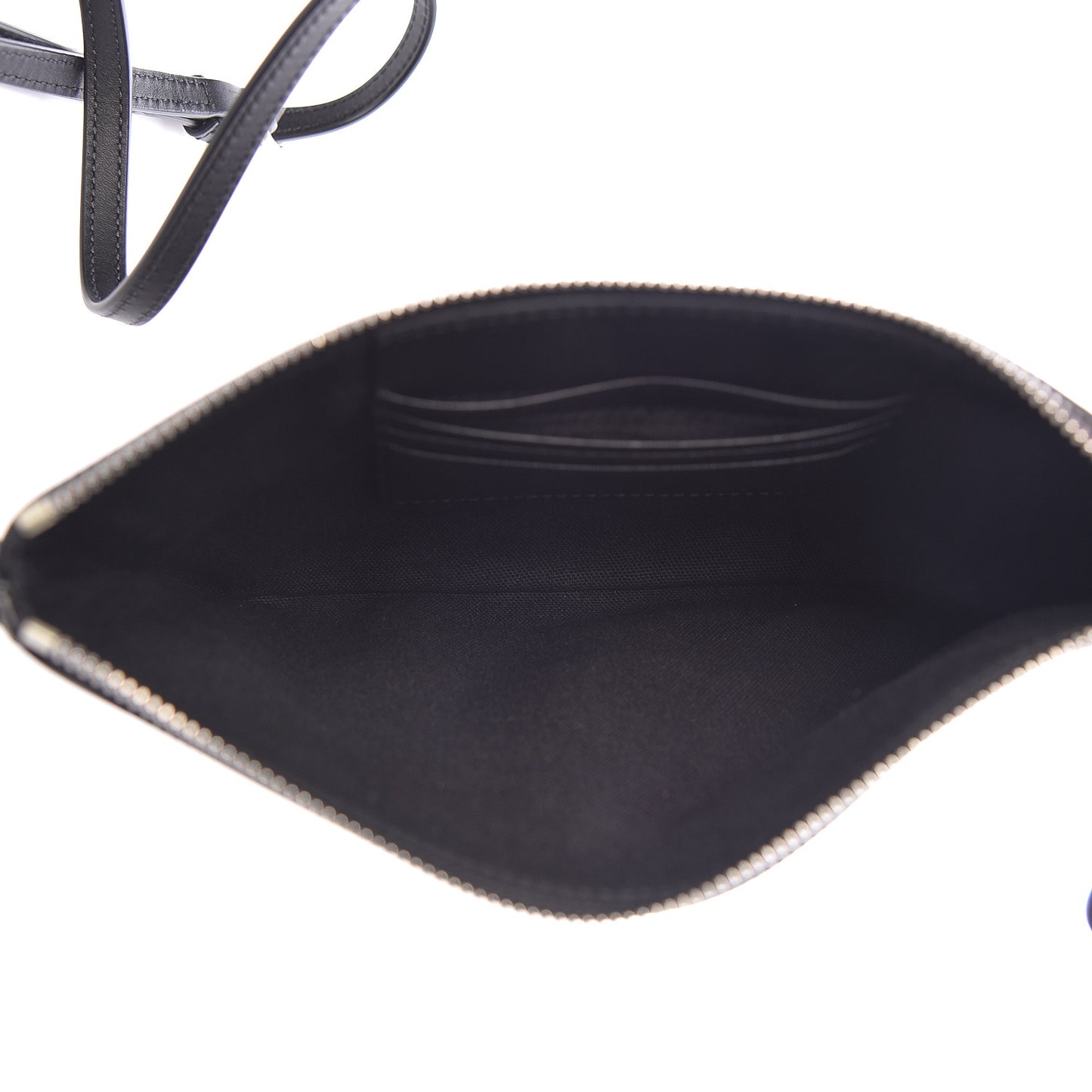 Mega Check Peyton Crossbody Clutch Bag Black