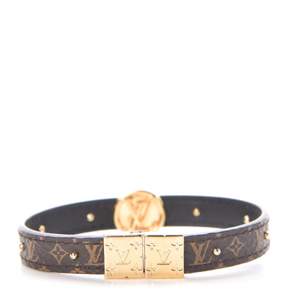 Louis Vuitton Monogram LV Circle Reversible Bracelet Black 3 of 4