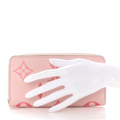Louis Vuitton Empreinte Monogram Giant By The Pool Zippy Wallet Bouton De Rose 2 of 7