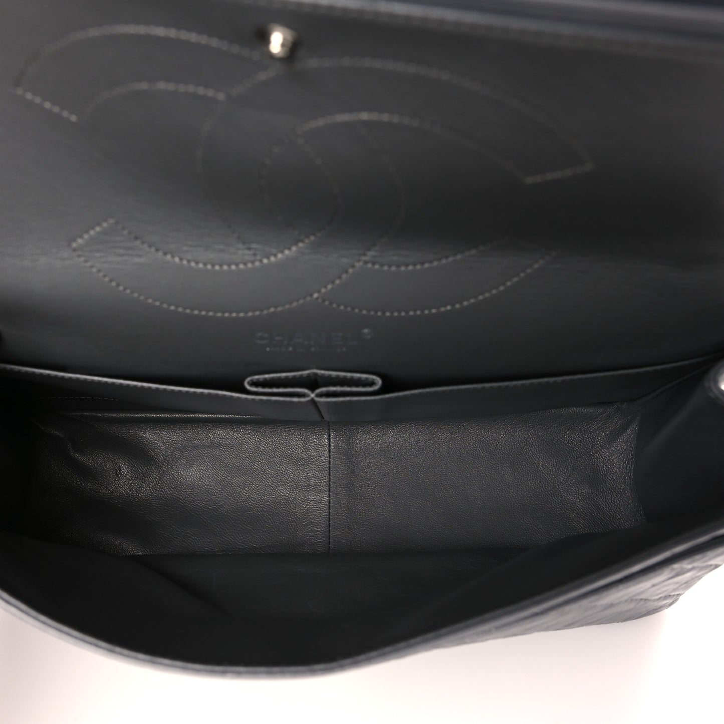 Aged Calfskin Quilted 2.55 Reissue 227 Flap Grey