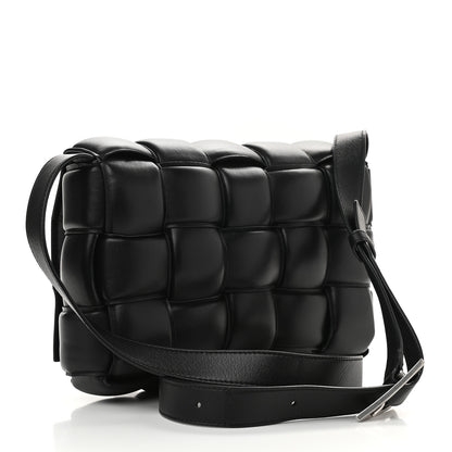 Bottega Veneta Nappa Maxi Intreccio Padded Cassette Crossbody Bag Black 3 of 14