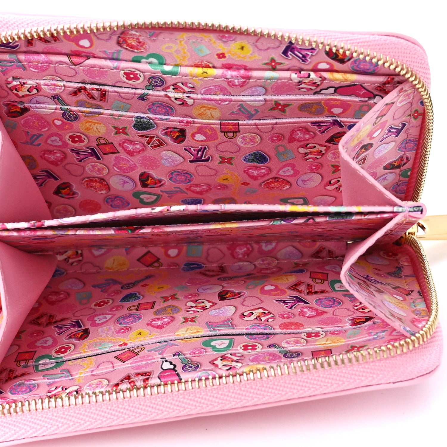 Louis Vuitton Vernis Valentine's Day Zippy Coin Purse Mochi Pink 5 of 11