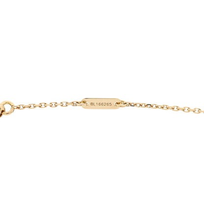 Van Cleef & Arpels 18K Yellow Gold Mother of Pearl Sweet Alhambra Pendant Necklace 5 of 5