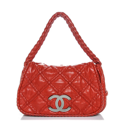 Chanel Lambskin Hidden Chain Flap Red 1 of 7