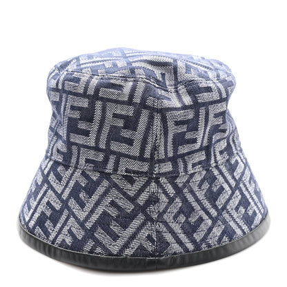Fendi Denim FF Bucket Hat L Black 6 of 8