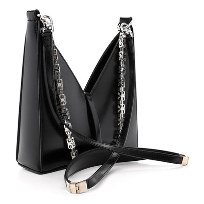 Givenchy Box Calfskin Mini Cut Out Shoulder Bag Black 2 of 11