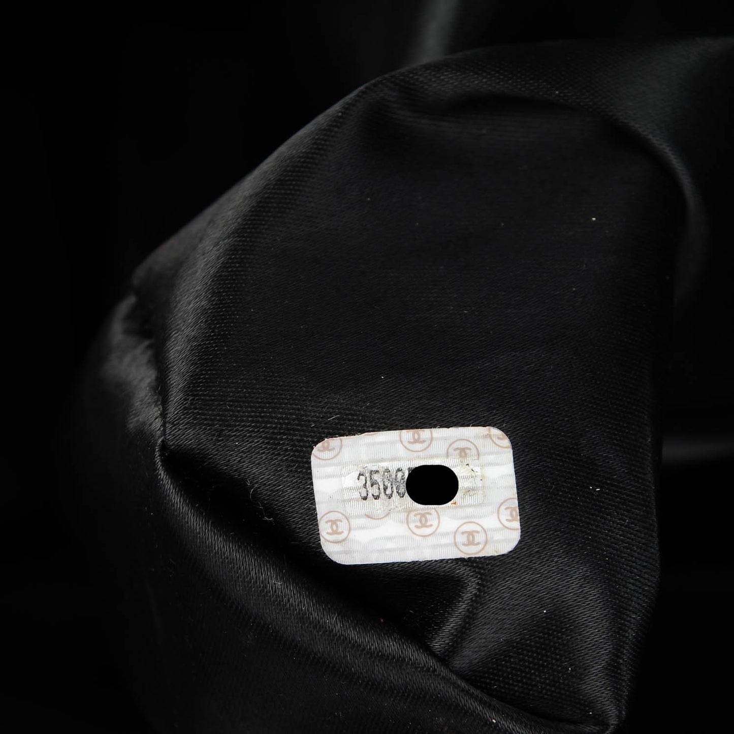 Caviar Large CC Shoulder Bag Black