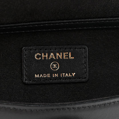 Chanel Caviar Quilted Chain Glasses Case Black 6 of 11