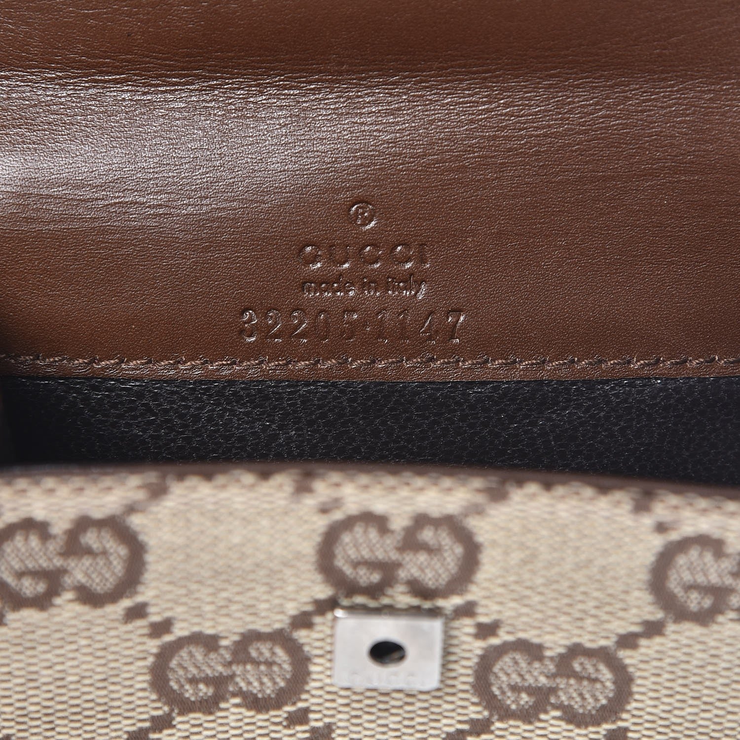 Gucci Monogram Coin Purse Brown 6 of 7