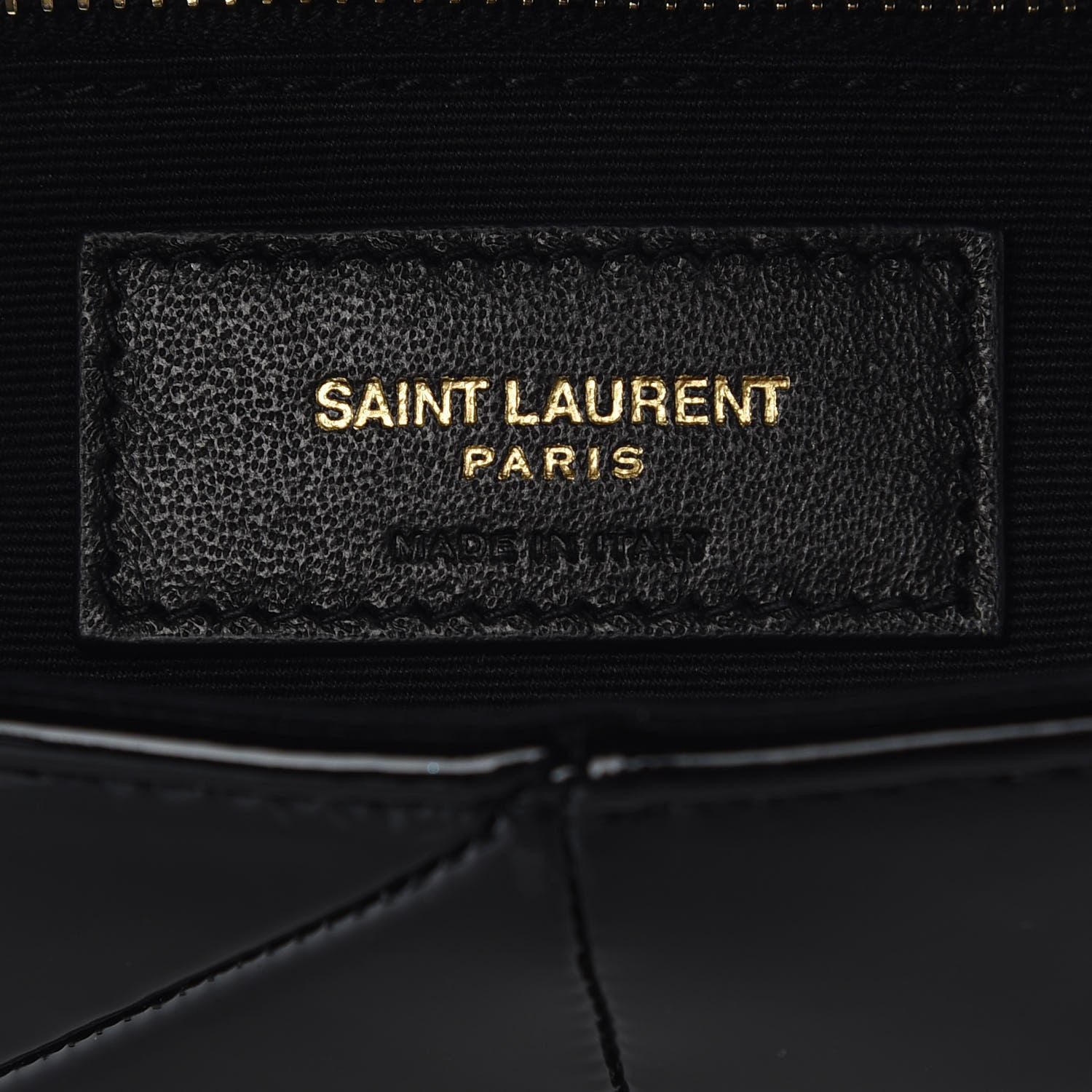 Saint Laurent Patent Patchwork Monogram Medium Jamie Black 6 of 9