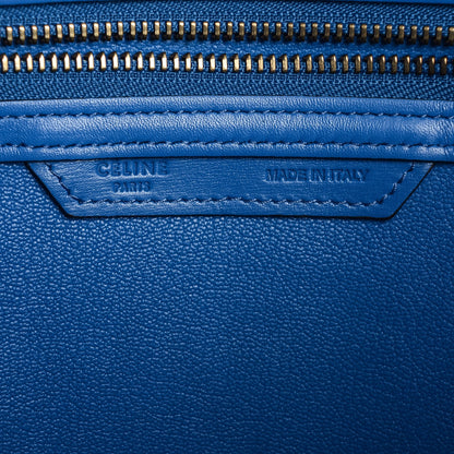 Celine Palmelato Mini Luggage Electric Blue 7 of 8