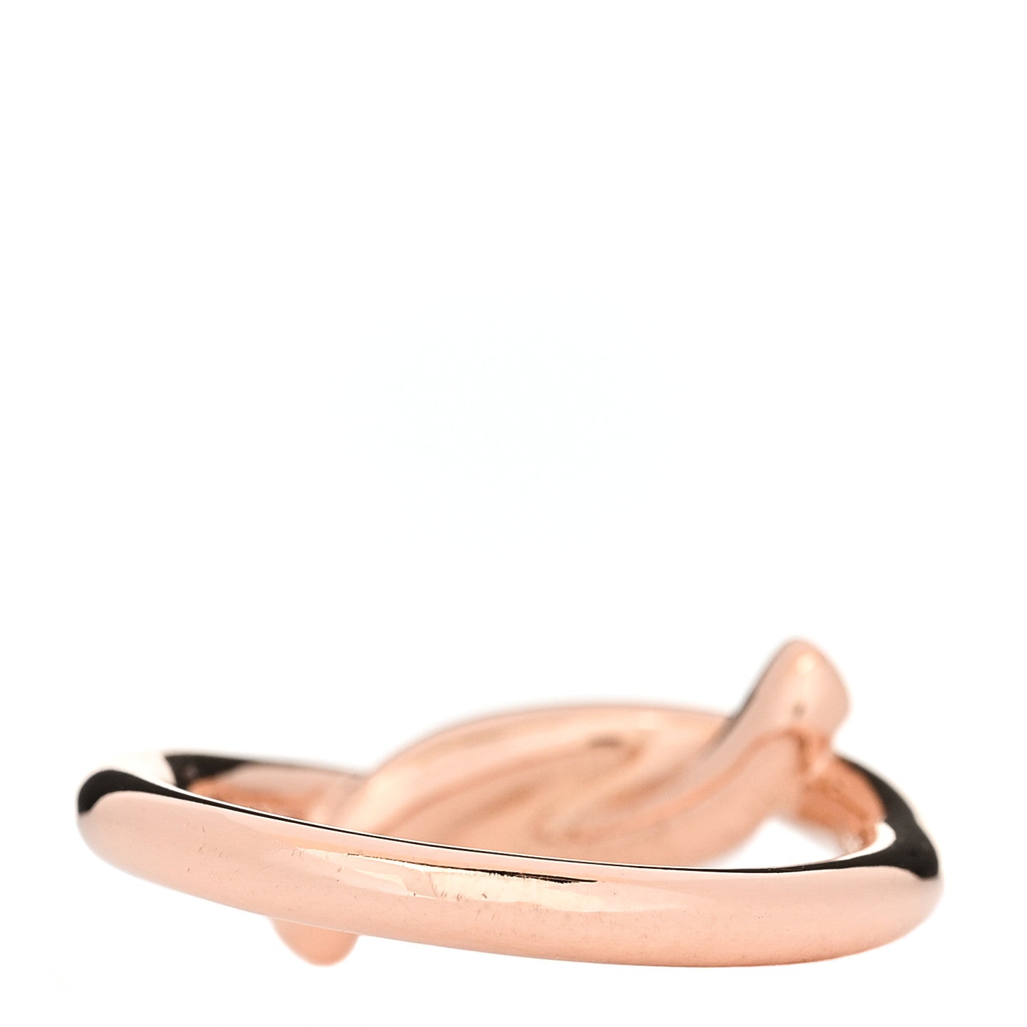 Cartier 18K Pink Gold Entrelaces Ring 53 6.5 3 of 5