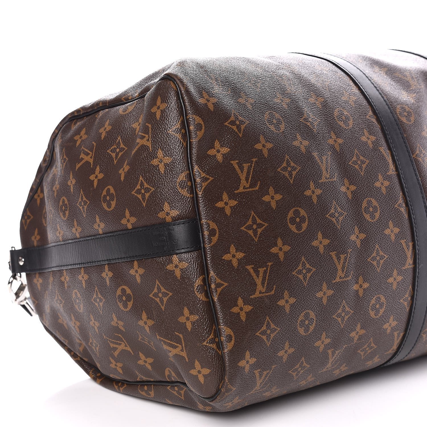 Louis Vuitton Monogram Macassar Keepall Bandouliere 55 9 of 11
