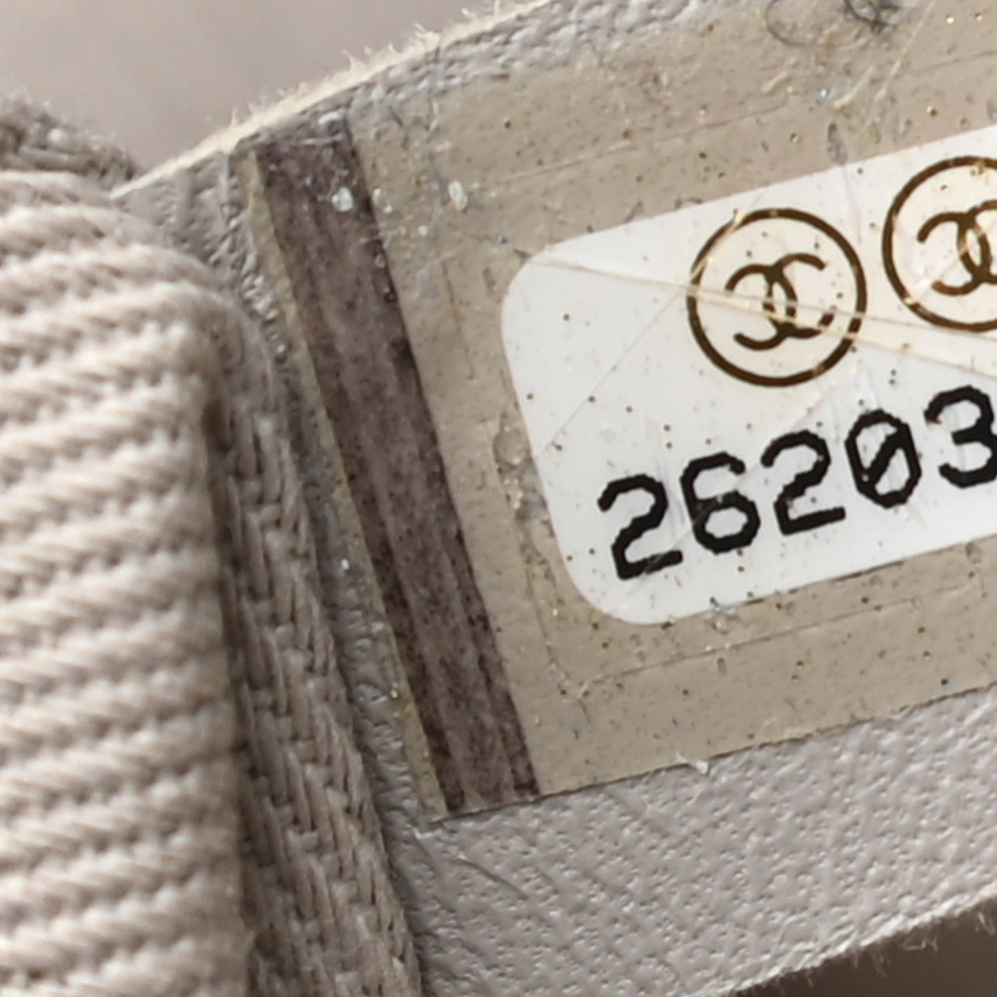 Striped Canvas Medium Deauville Tote Black