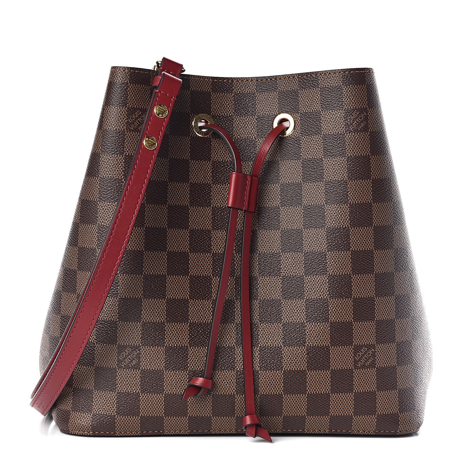 Louis Vuitton Damier Ebene Neonoe MM Cherry Berry 1 of 8