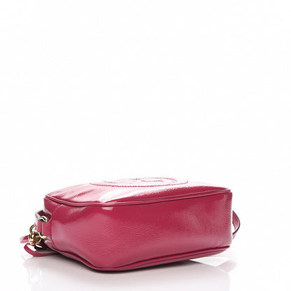 Gucci Soft Patent Small Soho Disco Bag Bright Bougainvillea 4 of 8