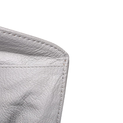 Balenciaga Agneau Giant 12 Gold Hardware Envelope Clutch Gris Ciment 10 of 11