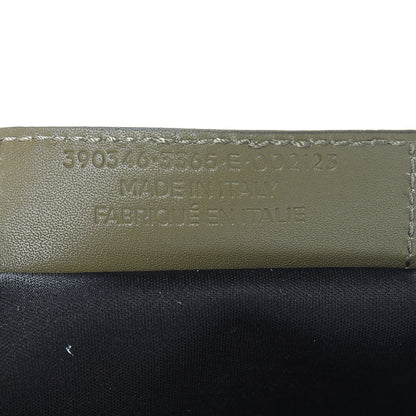 Balenciaga Cotton Canvas Calfskin Navy Cabas XS Natural Green 9 of 16