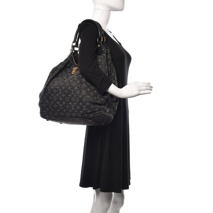Louis Vuitton Denim Mahina XL Black 2 of 9