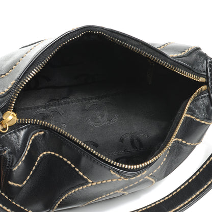 Chanel Caviar CC Stitched Small Hobo Black 5 of 7