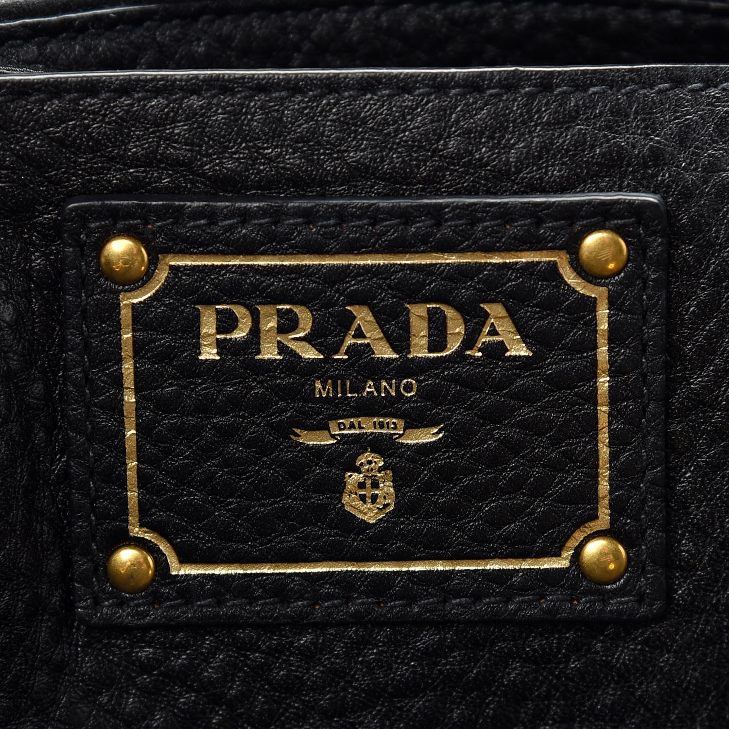 Prada Vitello Daino Top Handle Tote Black 5 of 8